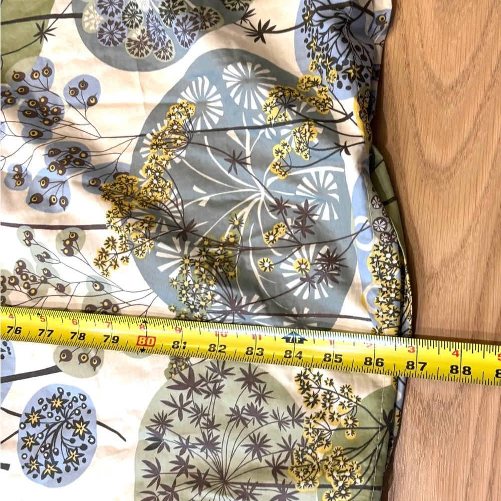 Duvet Cover Garnet Hill Twin Wildflower Dandelion 100% Cotton Soft Cottage